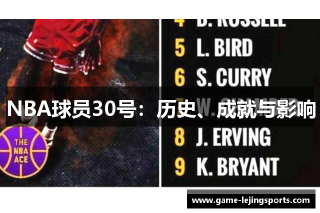 NBA球员30号：历史、成就与影响